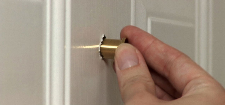 peephole door repair in Newport Beach